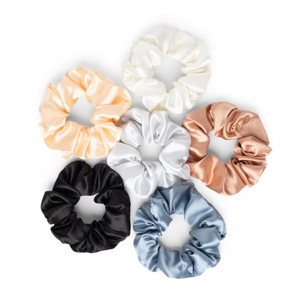 Radhu & Kabby Hair Scrunchies Combo for Women | Comfortable & Stylish | Ponytail Holders | Colourful & Fancy | Hair Accessories for All Occasions | Multicolors
